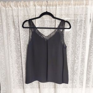 NWT Lace Black Tank